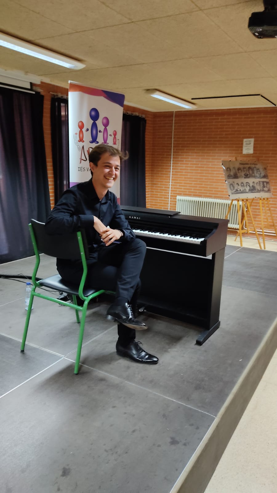 Concierto de piano en el IES Valle del Ebro